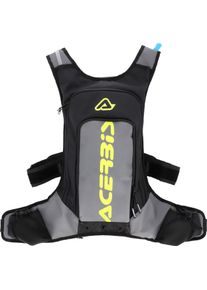 Acerbis X-Storm Logo, sac à dos d hydratation , couleur: Gris/Noir/Jaune Néon , taille: 14.5 L