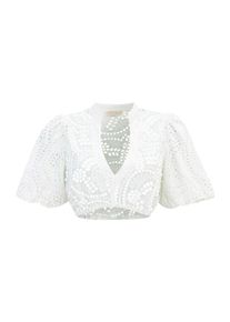 Krüger Dirndl Krüger Madl Bluză tradițională (Oktoberfest) Femei bej, Mărimea 38