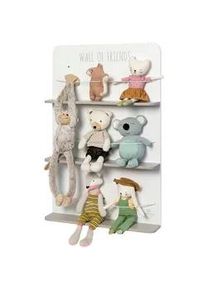 Musterkind Kinderregal , Grau, Weiß , Holz, Holzwerkstoff , 10x90x58 cm , EN 71, Ce , Spielzeug, Holzspielzeug