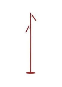 Hell Led-Stehleuchte , Rot , Kunststoff , 163 cm , getrennt schaltbar , Lampen & Leuchten, Leuchtenserien