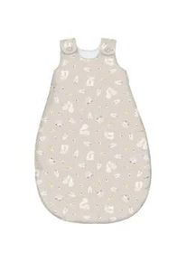 Avelia Babyschlafsackset , Weiß, Taupe , Textil , Tier , Füllung: Vlies,Vlies , Gr. 56/62 , Oeko-Tex® Standard 100, Made in Europe , Schlafen, Babytextil-Kollektionen