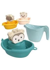 Badespielzeug , Blau, Multicolor , Kunststoff , 7-teilig , 29.50x19.50x9.50 cm , Spielzeug, Badewannenspielzeug