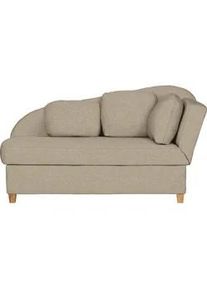 Novel Liege , Beige , Textil , Buche , Füllung: Vlies , 180x97x85 cm , Made in Eu , Liegefunktion, Armteil rechts , Wohnzimmer, Sofas & Couches, Schlafsofas, Polsterliegen