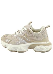 Buffalo Trampki niskie 'Truck' dla kobiet szarobeżowy / piaskowy / biały Rozmiar 36