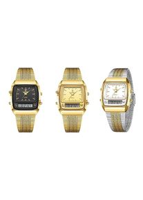Men&rsquo;s Dual-Display Quartz Movement Electronic Watch - 3 Colours!