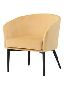 Livetastic Sessel , Gelb, Schwarz , Metall, Textil , 66x70x64 cm , Wohnzimmer, Sessel, Sonstige Sessel