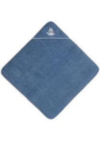 Patinio Kapuzenbadetuch , Dunkelblau , Textil , Dinosaurier , 100x100 cm , Oeko-Tex® Standard 100 , angenehm weich, hochwertige Qualität , Pflegen, Baden, Kapuzenhandtücher