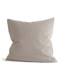 Irisette Kopfpolsterbezug , Braun , Textil , Uni , rechteckig , 40x40 cm , angenehm wärmend, atmungsaktiv, bügelfrei, hautfreundlich, pflegeleicht , Heimtextilien, Bezüge, Polsterbezüge