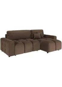 Livetastic Ecksofa , Graubraun , Textil , Füllung: Komfortschaum, Silikon,Komfortschaum, Silikon , seitenverkehrt montierbar, Eckteil, L-Form , 233x142 cm , Made in EU, Made in Europe, FSC 100% , Armlehnen seitenverkehrt montierbar , Wohnzimmer, Sofas & Couches, Wohnlandschaften, Ecksofas mit Schlaffunktion