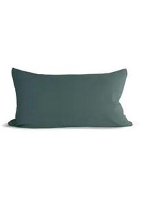 Irisette Kopfpolsterbezug , Grün , Textil , Uni , rechteckig , 40x80 cm , angenehm wärmend, atmungsaktiv, bügelfrei, hautfreundlich, pflegeleicht , Heimtextilien, Bezüge, Polsterbezüge