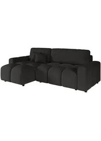 Livetastic Ecksofa , Schwarz , Textil , Füllung: Komfortschaum, Silikon,Komfortschaum, Silikon , seitenverkehrt montierbar, Eckteil, L-Form , 233x142 cm , Made in EU, Made in Europe, FSC 100% , Wohnzimmer, Sofas & Couches, Wohnlandschaften, Ecksofas