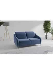 Sit & More Sit & More 3-Sitzer-Sofa , Blau , Textil , 192x93x104 cm , Goldenes M, Oeko-Tex® Standard 100, Made in Europe, DGM-Klimapakt , Relaxfunktion, Rücken echt, integrierter Tisch, Armteil links, Armteil rechts , Wohnzimmer, Sofas & Couches, Sofas, Textilsofas