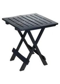 ProGarden Camptisch Adige klappbar 43/45/50 cm , Anthrazit , Kunststoff , 45x50x43 cm , Gartenmöbel, Gartentische, Klapptische