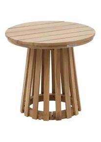 Gartentisch Akazienholz Ø 50 cm Osuna , Braun , Holz , 50x46.5x50 cm , Gartenmöbel, Gartentische, Gartentische