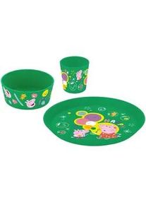 Kindergeschirr-Set Peppa Pig Connect 3-teilig , Grün , Kunststoff , 1x1x1 cm , Füttern, Kindergeschirr