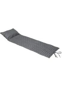 Gartenliegenauflage Adiya 180/60 cm , Grau , Textil , 60x1.2x180 cm , Outdoor-Kissen, Liegenauflagen