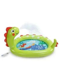 Intex Planschbecken Dinosaurier aufblasbar , Multicolor , Kunststoff , 66x119x109 cm , Freizeit, Pools und Wasserspaß, Planschbecken