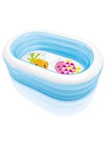 Intex Kinderbecken Oval , Multicolor , Kunststoff , 107x163 cm , Freizeit, Pools und Wasserspaß, Planschbecken