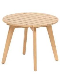 Gartentisch Olvinia 40 cm , Braun , Holz , 46x35x46 cm , Gartenmöbel, Gartentische, Gartentische
