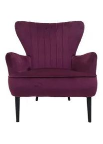 MCW Lounge-Sessel Bordeaux , Textil , 75x87x75 cm , Wohnzimmer, Sessel, Polstersessel