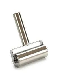 Kinvara Stahlrolle mit Griff , Silberfarben , Metall , 17 cm , Backen, Backhelfer, Nudelholz