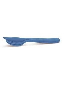 Reisebesteck-Set Klikk , Blau , Kunststoff , Essen & Trinken, Besteck, Besteck-Sets