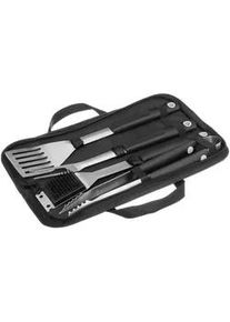 Grillbesteck Set 4-teilig , Schwarz , Metall , 12.5 cm , Grills & Outdoor-Küchen, Grillbesteck