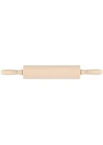 Teigrolle Holz 43 cm , Beige , 6 cm , Backen, Backhelfer, Nudelholz
