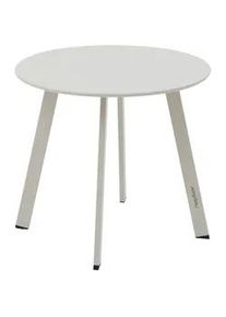 Gartentisch Metall Saona Ø 50 cm , Creme , 50x45x50 cm , Gartenmöbel, Gartentische, Gartentische