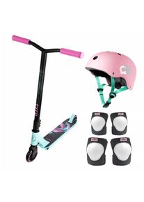 Výhodný freestyle set s chráničmi MOVINO TYRO MINT-PINK