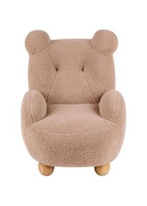 Jimmylee Kindersessel , Cappuccino , Textil , Bär , Füllung: Schaumstoff , 53x63x50 cm , AZO-frei, EN 71 , Babymöbel & Kindermöbel, Babyzimmer, Kindersessel & Kindertische