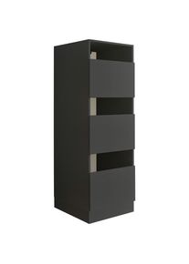 W&auml;scheschrank , Anthrazit , Holzwerkstoff , 2 F&auml;cher , 50x162x67.5 cm , Waschk&uuml;che, W&auml;scheschrank