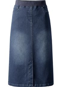 Damer Bekv&auml;m jeanskjol dark blue Gr&ouml;&szlig;e 46