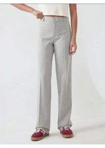 Hiccup Pantalon à plis Femme gris taille M