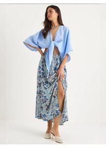 Bianco Lucci Jupe Femme bleu taille L