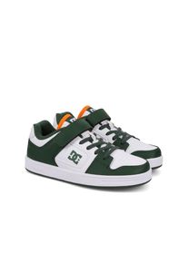 DC Shoes , Juegendliche , Sneaker »Manteca 4 V Sn« , White/Darkgreen/Orange , 11,5(28,5) , 11,5(28,5) , Material: Obermaterial aus Leder,...