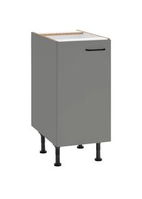Optifit, Unterschrank &raquo;Elga&laquo; mit Soft-Close-Funktion, h&ouml;henverstellbare F&uuml;&szlig;e, Breite 45 cm, basaltgrau/basaltgrau, Holzwerkstoff, basaltgrau -B/H/T: 