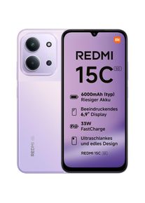 Xiaomi , Smartphone »Redmi 15C 5G 4+128GB« Dusk Purple , Dusk Purple , 33W FastCharge Unterstützung