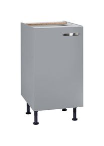 KOCHSTATION, Unterschrank &raquo;KS-Cara&laquo; Breite 45 cm, basaltgrau/basaltgrau, basaltgrau -B/H/T: 45 cm x 87 cm x 58,4 cm, basaltgrau/basaltgrau