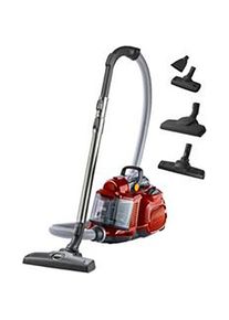 AEG, Bodenstaubsauger &raquo;LX7-2-CR-A&laquo; 650 W beutellos ideal f&uuml;r Haustierbesitzer, inkl. Speziald&uuml;sen Set, 9 m Aktionsradius, Chili Red, Bodenstaubsauger