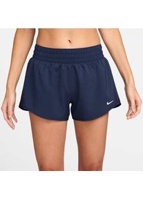 Nike , Trainingsshorts »DRI-FIT ONE WOMEN'S MID-RISE BRIEF-LINED SHORTS« , midnight navy , N-Gr , XXL -N-Gr , XXL , Ideal für Fitness und Training...