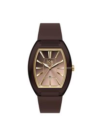 Ice Watch ice-watch, Damen, Quarzuhr &raquo;ICE boliday - Dome - Small - 3H + Date&laquo; Armbanduhr, Damenuhr, analog, Datum, Silikonarmband, dunkelbraun, dunkelbraun, 