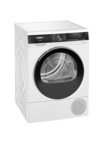 Siemens, W&auml;rmepumpentrockner &raquo;WQ33G2D01&laquo; iQ500, wei&szlig;, Reversierende Trommel: verhindert durch regelm&auml;&szlig;ige &Auml;nderung der Drehrichtung, dass sich gro&szlig;e 