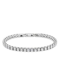 Bruno Banani , Juegendliche , Tennisarmband »Schmuck, Geschenk, Edelstahlarmband, « mit Zirkonia (synth.) , edelstahlfarben-kristallweiß +...