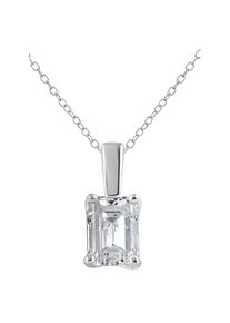 Lady , Kettenanhänger () , weißgold 375 , 0,75 ct