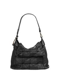 Samantha Look , Umhängetasche echt Leder, Made in Italy , schwarz