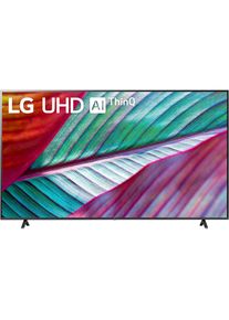 LG, LED-Fernseher &raquo;86UR75006LB&laquo; 217 cm/86 Smart-TV &alpha;5 Gen6 4K AI-Prozessor mit AI Sound, Single Tuner (DVB-T2/-C/-S2), schwarz, Starker &alpha;5 Gen7 4K AI-