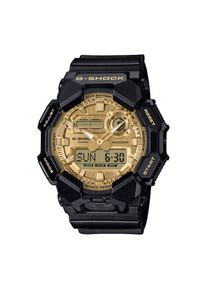 Casio G-SHOCK , Chronograph Quarzuhr, Armbanduhr, Herrenuhr, analog, digital , schwarz , Markanter Chronograph