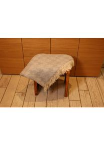 CASATEX, Plaid &raquo;Adel Perla&laquo; elegantes Design, grau, Kaschmir, Wolle, B/L: 130 cm x 190 cm, grau