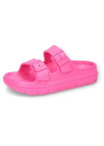 Dockers by Gerli , Pantolette , Sommerschuh, Sandale, Badeschuh mit Plateau , pink , 40 , 40 , Angesagte Pantolette für die Freizeit und zum Baden